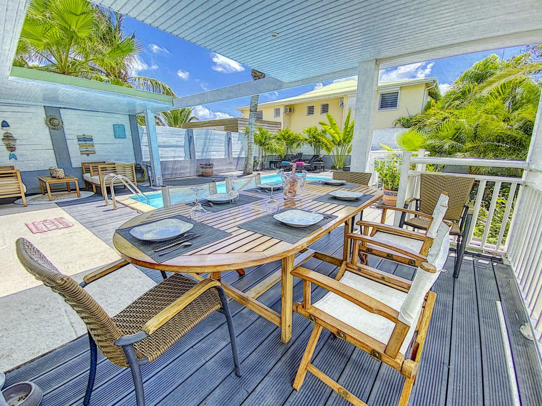 Location Villa 3 chambres Orient Bay St Martin-terrasse-2